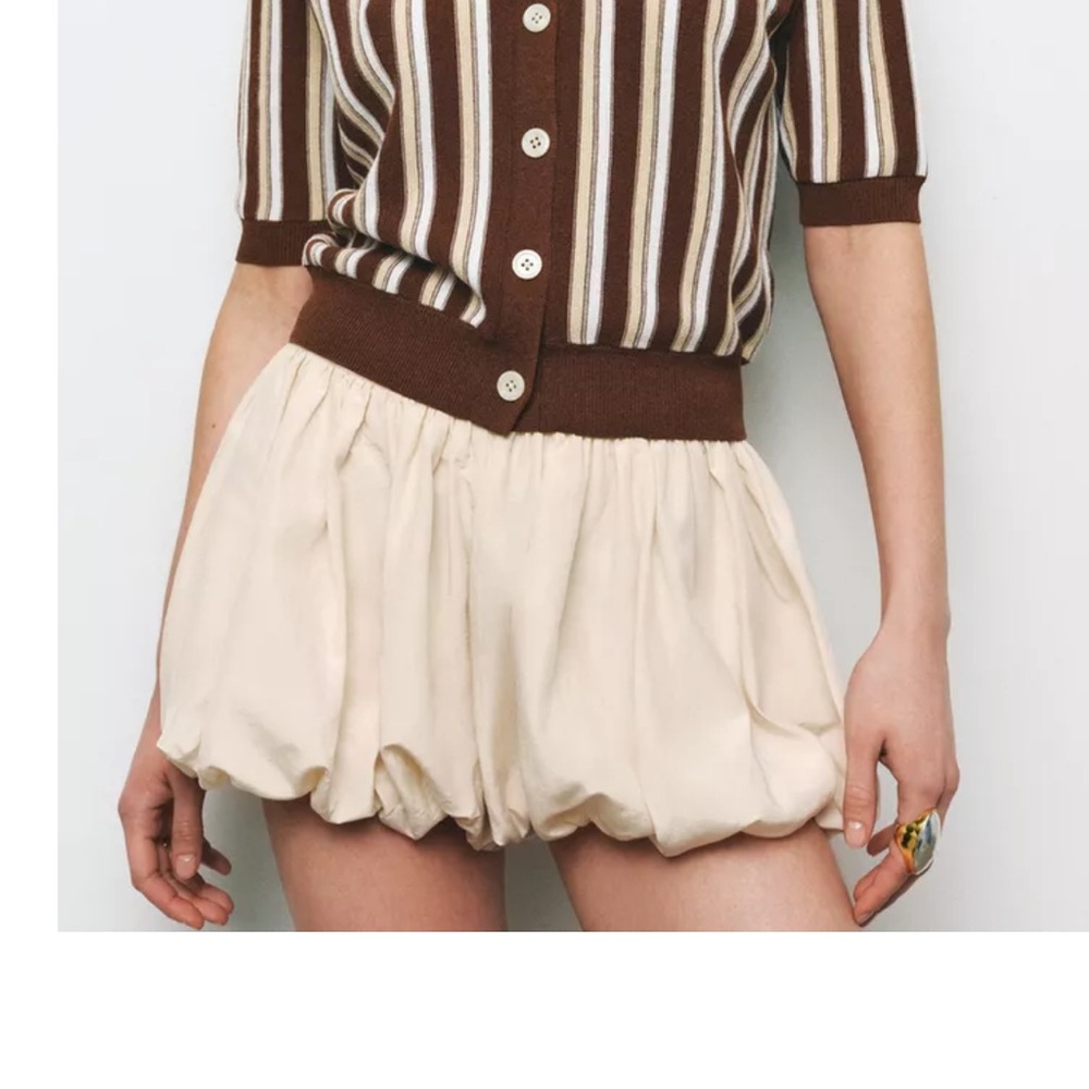 Zara ZW collection balloon skort NWT